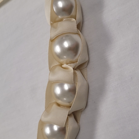 Ribbon and Bead Necklace - Picture 2 of 4